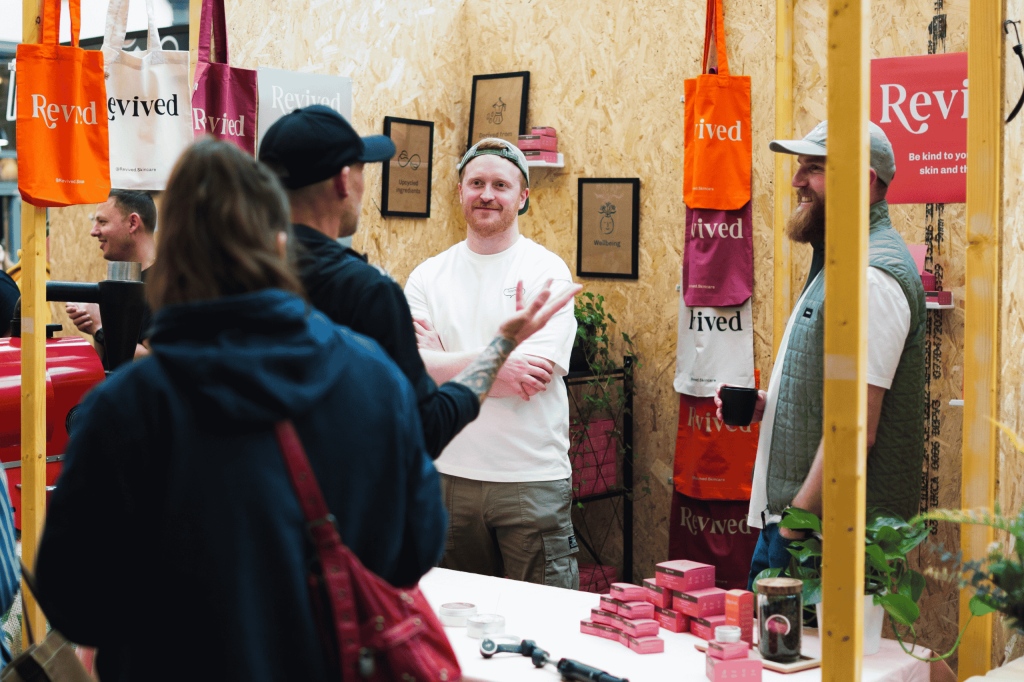 the Revived brand launch at the Glasgow Coffee Festival