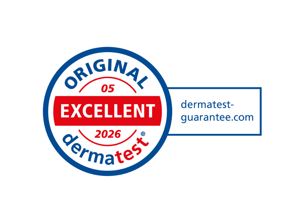 Dermatest GmbH blue and red original seal, marked at excellent level